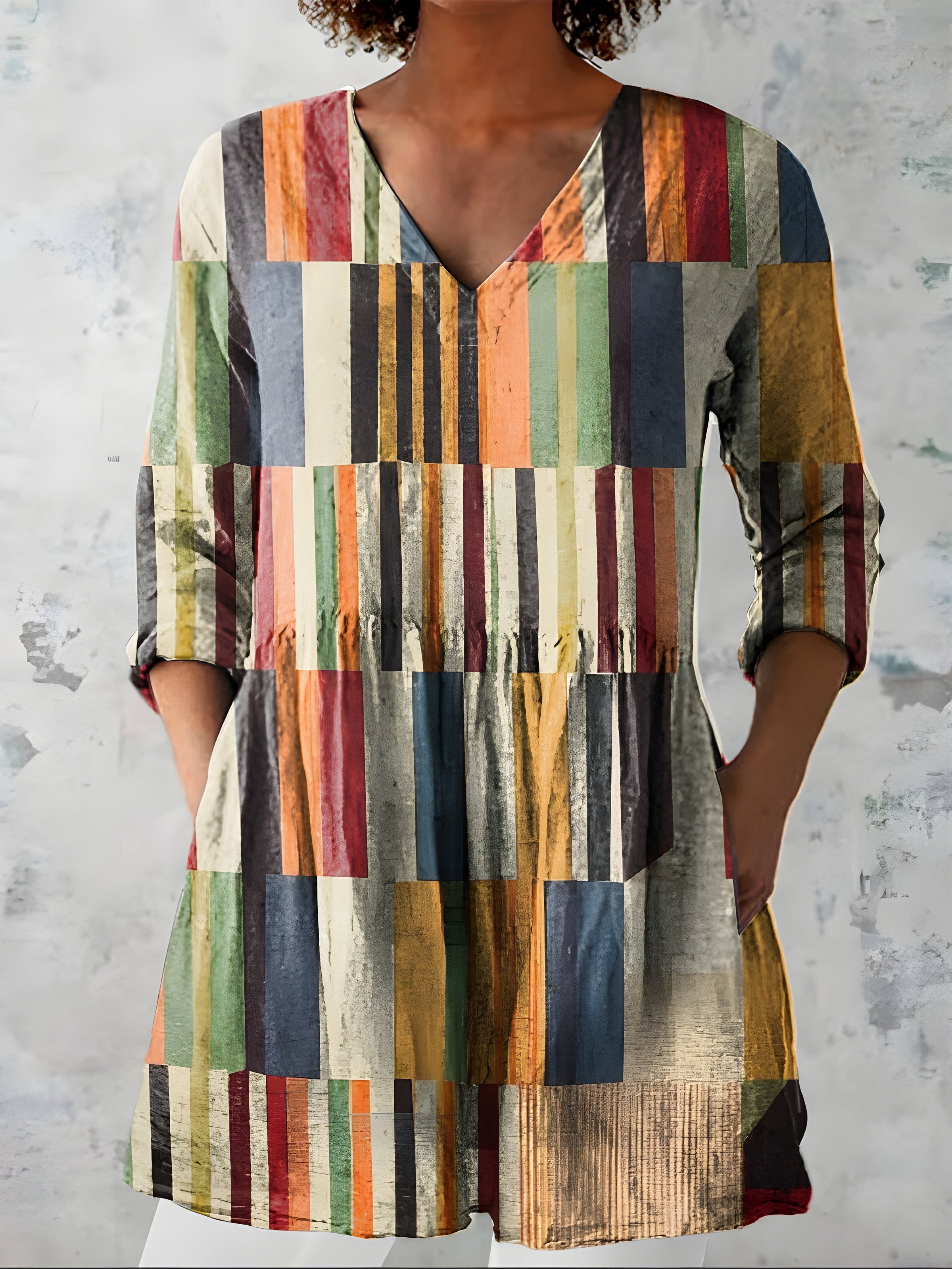 Willow | Long Blouse with V-Neck