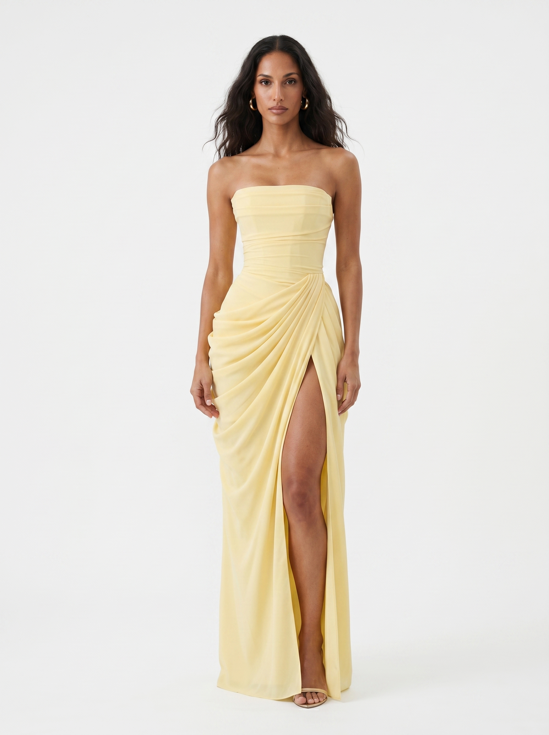 Ruth | Asymmetric Evening Maxi Dress
